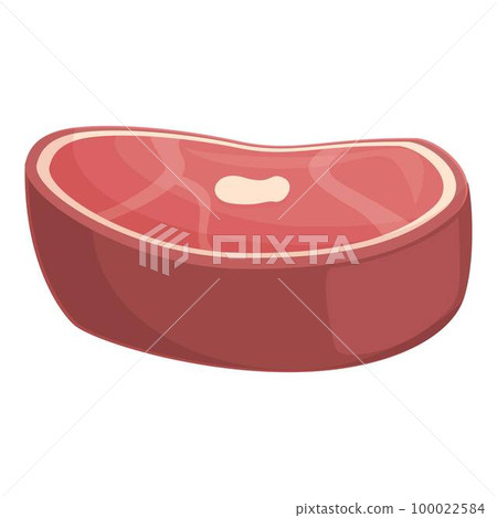 Borsch raw meat icon cartoon vector. Food soup. Organic dinner 100022584