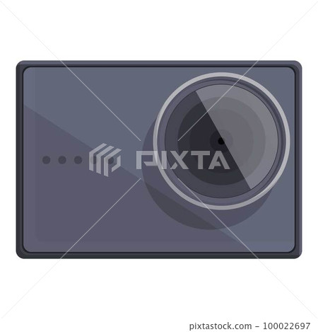 Car dashcam icon cartoon vector. Action gopro. Digital stick 100022697