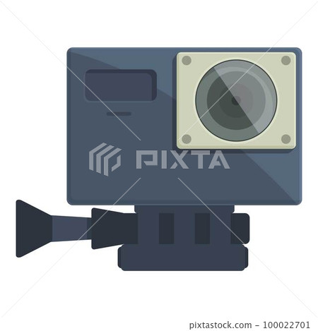 Technology cam icon cartoon vector. Gopro camera. Digital recorder Technology cam icon cartoon vector. Gopro camera. Digital recorder 100022701