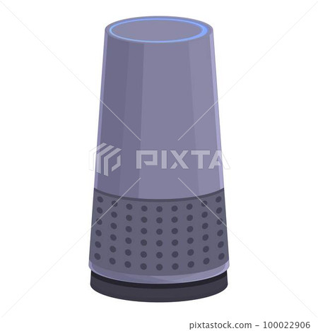 Ai speaker icon cartoon vector. Smart device. Home digital 100022906
