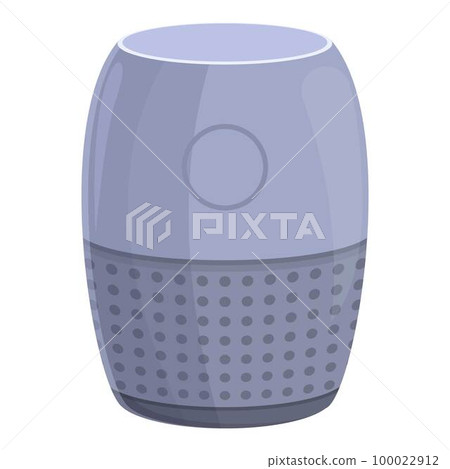 Talk speaker icon cartoon vector. Smart device. Control music 100022912