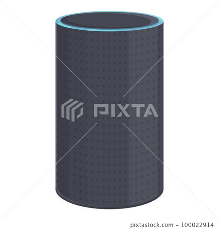 Command device icon cartoon vector. Smart speaker. Voice assistant 100022914