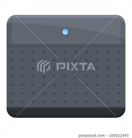 Music speaker icon cartoon vector. Smart voice. Control audio Music speaker icon cartoon vector. Smart voice. Control audio 100022945