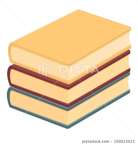 Learning books icon cartoon vector. Study book. School paper 100023023