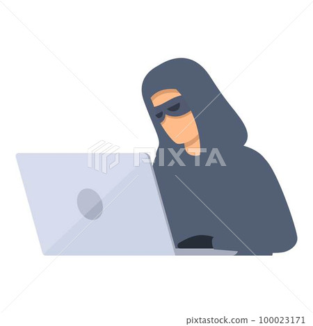 Hacker data steal icon cartoon vector. Cyber attack. Email hook Hacker data steal icon cartoon vector. Cyber attack. Email hook 100023171