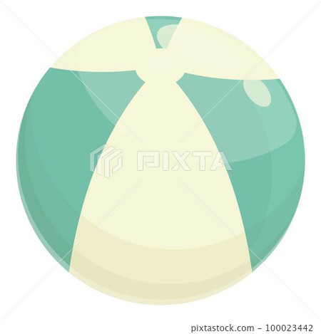 Beach ball icon cartoon vector. Swim pool. Parent park 100023442