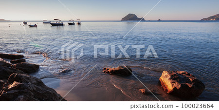Coastal panoramic landscape of Zakynthos island, Greece Coastal panoramic landscape of Zakynthos island, Greece 100023664