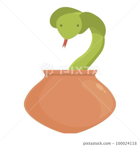 Kid snake icon cartoon vector. Indian cobra. Animal care Kid snake icon cartoon vector. Indian cobra. Animal care 100024118