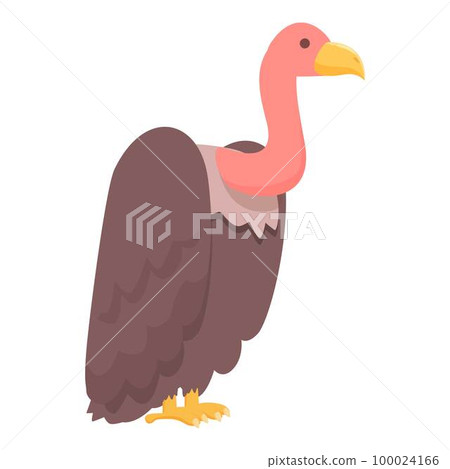 Stay griffon icon cartoon vector. Nature animal. Tree predator 100024166
