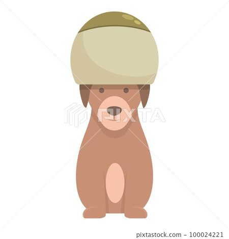 Puppy grooming icon cartoon vector. Dog spa. Animal bathroom 100024221