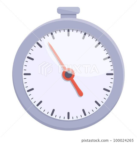 Stop watch icon cartoon vector. Timer clock. Sport time Stop watch icon cartoon vector. Timer clock. Sport time 100024265