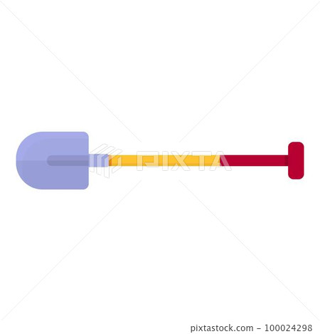 Rescuer shovel icon cartoon vector. Fire man. Safety person 100024298