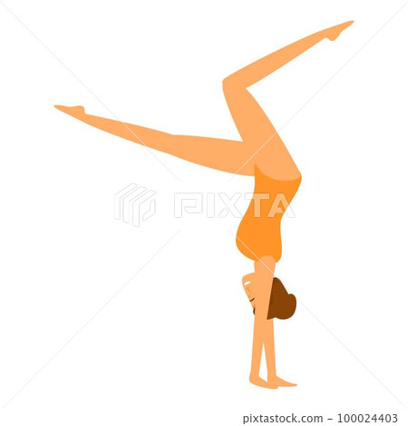 Dance team icon cartoon vector. Aerial hoop. Carnival team Dance team icon cartoon vector. Aerial hoop. Carnival team 100024403
