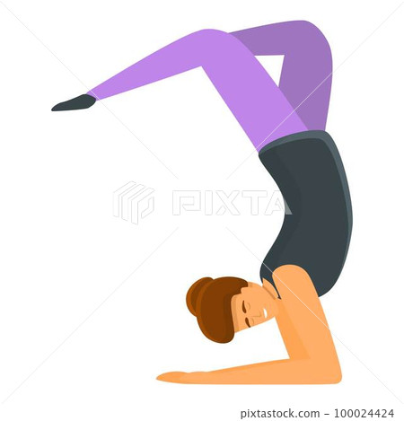 Acrobat icon cartoon vector. Dancer gymnast. Seal team Acrobat icon cartoon vector. Dancer gymnast. Seal team 100024424