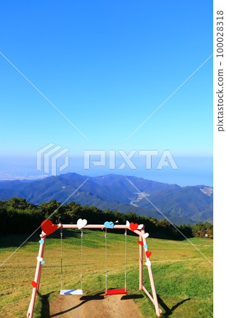 [Kagawa Prefecture] Sunny Unpenji Summit Park (Tenku Swing/Photo Frame) 100028318