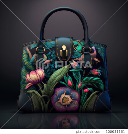 extravagant leather bag.image of a bag created by AI extravagant leather bag.image of a bag created by AI 100031161