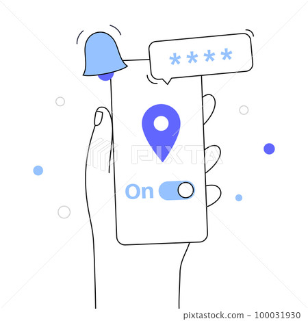 GPS activation toggle GPS activation toggle 100031930