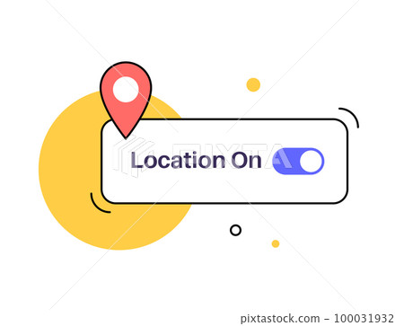 GPS activation toggle GPS activation toggle 100031932