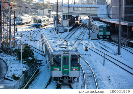 [德島站] 到達車站的普通列車 100031959