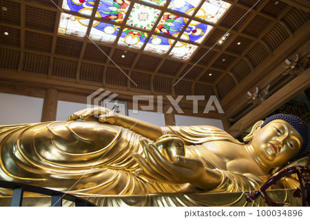 Ichibatayama Yakushiji Temple Reclining Buddha Statue 100034896