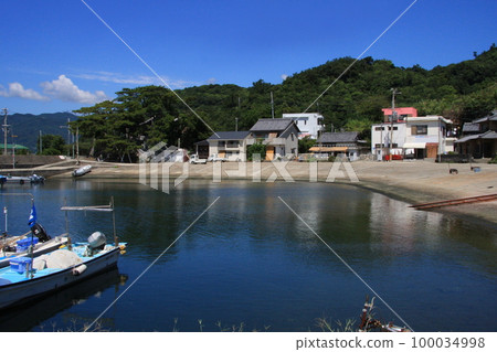 淡路島的“沼島”，港口的風景 100034998
