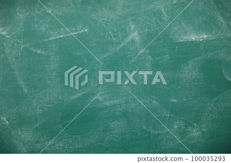 Dirty green chalkboard as background. Space for text 100035293