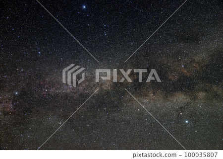 Summer Starscape The Milky Way at the zenith and the Summer Triangle Summer Starscape The Milky Way at the zenith and the Summer Triangle 100035807