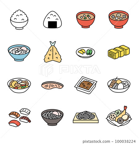 日本食品圖標集 100038224