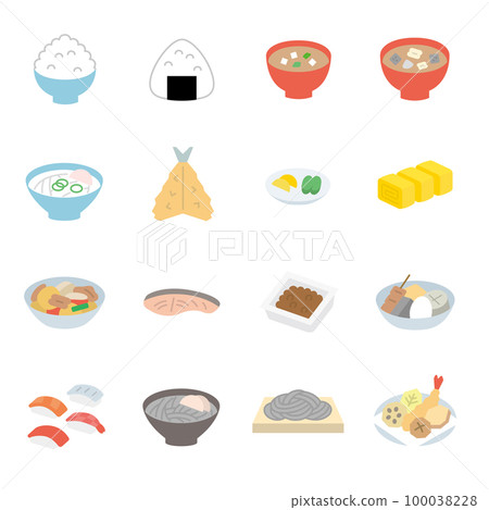 日本食品圖標集 100038228