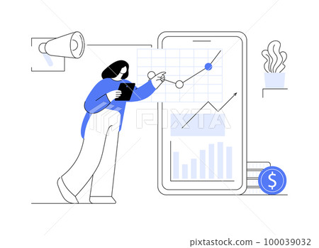Transactional marketing abstract concept vector illustration. Transactional marketing abstract concept vector illustration. 100039032