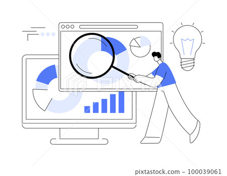 Competitive intelligence abstract concept vector illustration. 100039061