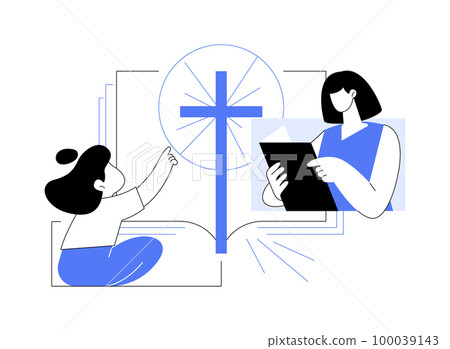 Holy bible abstract concept vector illustration. Holy bible abstract concept vector illustration. 100039143