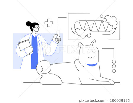 Rabies and your pet abstract concept vector illustration. Rabies and your pet abstract concept vector illustration. 100039155