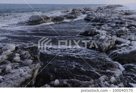 鄂霍次克海冬季海岸格局 100040570