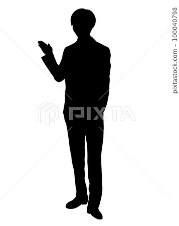 男性剪影 100040798