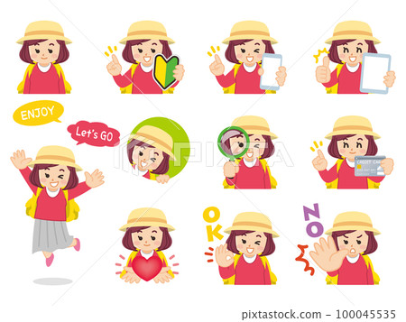 年輕婦女變化初學者標記智能手機平板電腦放大鏡信用卡心 年輕婦女變化初學者標記智能手機平板電腦放大鏡信用卡心 100045535