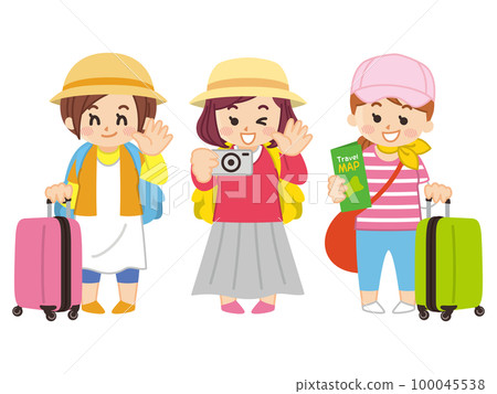 參加女性旅行的女孩Travel Travel 100045538