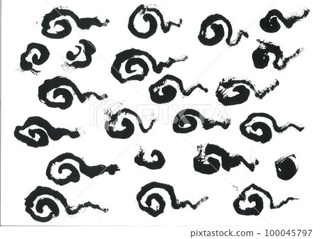 雲朵,手寫,篆書 雲朵,手寫,篆書 100045797