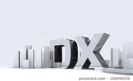 DX/數字化轉型（城市/信息圖） 100046036