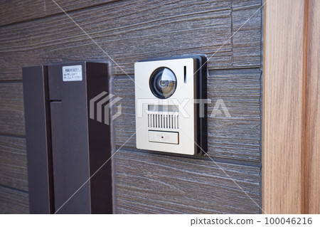 Newly built house intercom entrance 100046216