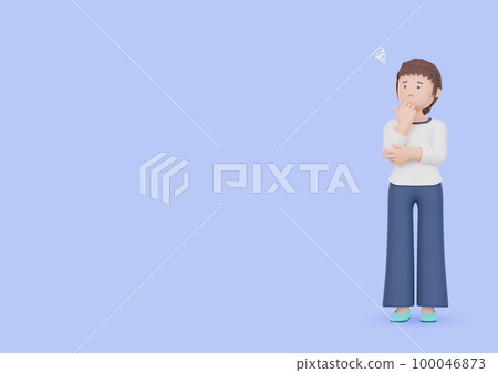 3DCG | 你有什麼顧慮嗎？ 100046873