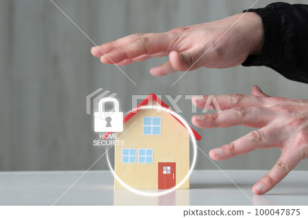 家庭安全 - 保護您的家免受罪犯侵害的形象 家庭安全 - 保護您的家免受罪犯侵害的形象 100047875