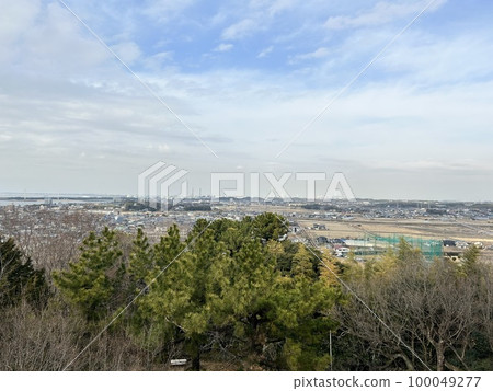 從大野城跡眺望常滑市街景 從大野城跡眺望常滑市街景 100049277