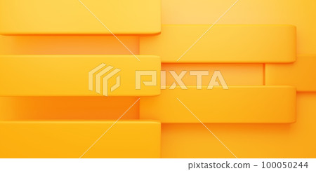 3d rendering of yellow orange abstract geometric minimal background. Scene for advertising design, cosmetic ads, show, technology, food, banner, fashion, kid, summer. Illustration. Product display 3d rendering of yellow orange abstract geometric minimal background. Scene for advertising design, cosmetic ads, show, technology, food, banner, fashion, kid, summer. Illustration. Product display 100050244