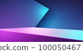 3d rendering of purple and blue abstract geometric background. Cyberpunk concept. Scene for advertising, technology, showcase, banner, cosmetic, fashion, business. Sci-Fi Illustration. Product display 100050467