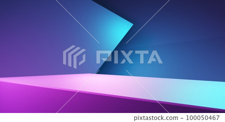 3d rendering of purple and blue abstract geometric background. Cyberpunk concept. Scene for advertising, technology, showcase, banner, cosmetic, fashion, business. Sci-Fi Illustration. Product display 3d rendering of purple and blue abstract geometric background. Cyberpunk concept. Scene for advertising, technology, showcase, banner, cosmetic, fashion, business. Sci-Fi Illustration. Product display 100050467
