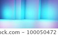 3d rendering of purple and blue abstract geometric background. Cyberpunk concept. Scene for advertising, technology, showcase, banner, cosmetic, fashion, business. Sci-Fi Illustration. Product display 100050472