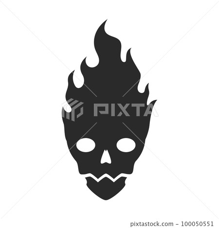 Skull logo icon vector 100050551