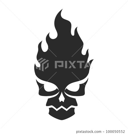Skull logo icon vector 100050552