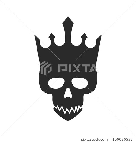 Skull logo icon vector 100050553